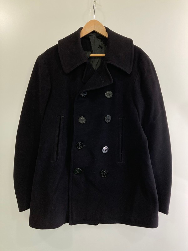 DIESEL 【未使用級】　メンズ　カーキ　ピーコート メルトンウール　デニム DIESEL 【未使用級】 メンズ カーキ ピーコート メルトンウール