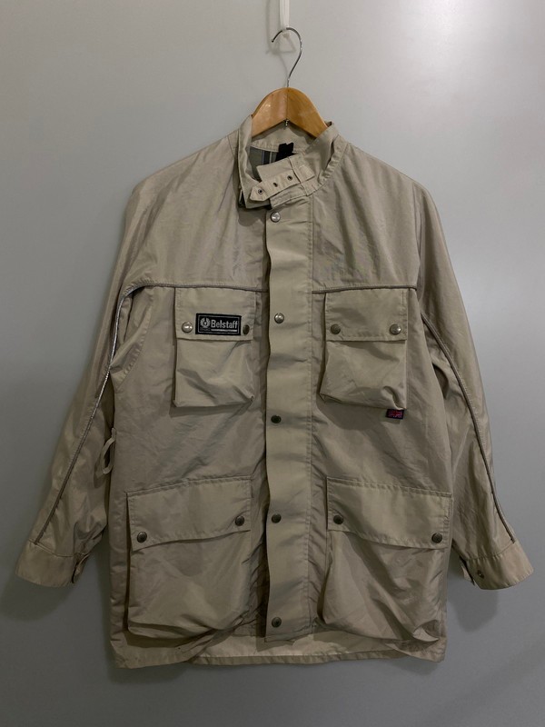 楽天市場】古着 BELSTAFF ベルスタッフ 長袖 ナイロンジャケット XL