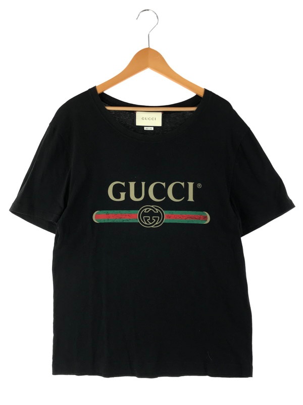GUCCI ブラウン 半袖Tシャツ Sサイズ GUCCI グッチ 半袖カットソー Tシャツ 良好 サイズ:S ブラウン