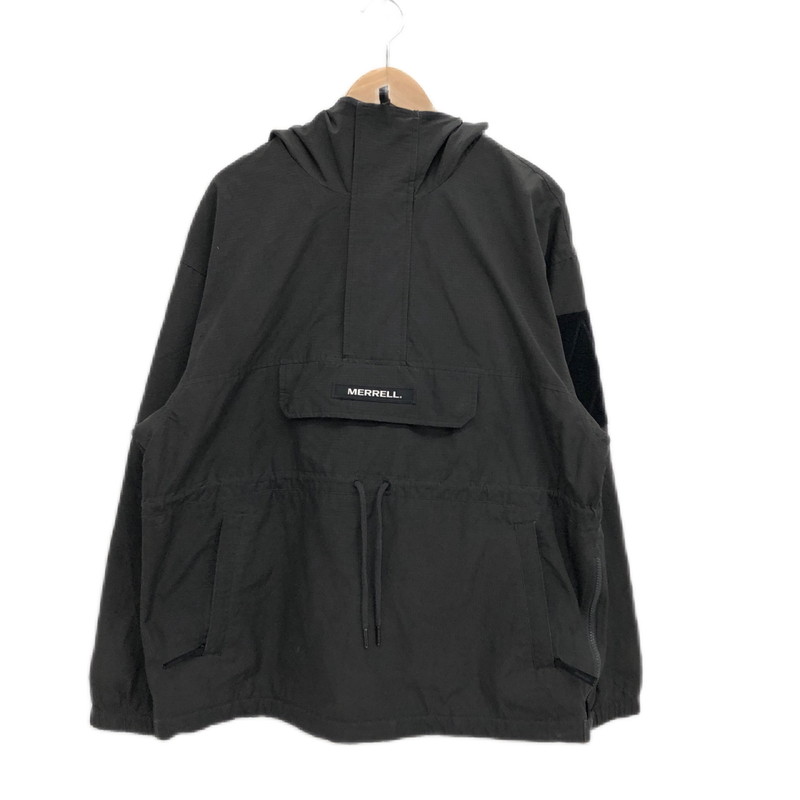 【中古】メレル MERRELL MLM2A3JK1203 ソリッド アノラック パーカー ジャケット 100 ダークグレー メンズ
