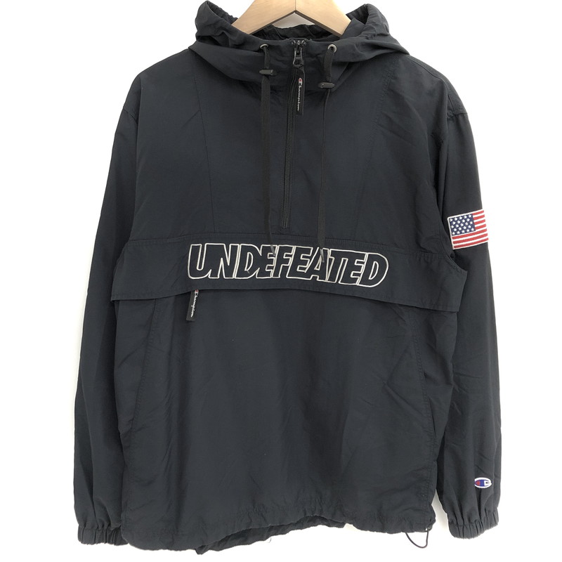 Champion × UNDEFEATED / ナイロンジャケット/S/ナイロン/BLK/C8-Q640/アノラックパーカー/星条旗 楽天市場】【中古】チャンピオン Champion アンディフィーテッド
