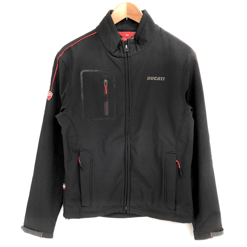 Ducati シングルライダースジャケット M ブラック Ducati シングル