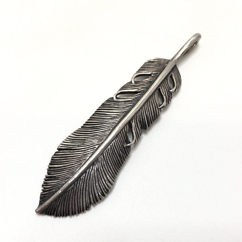 楽天市場】SAAD サード K18 フェザー ペンダントトップ 18金イエロー