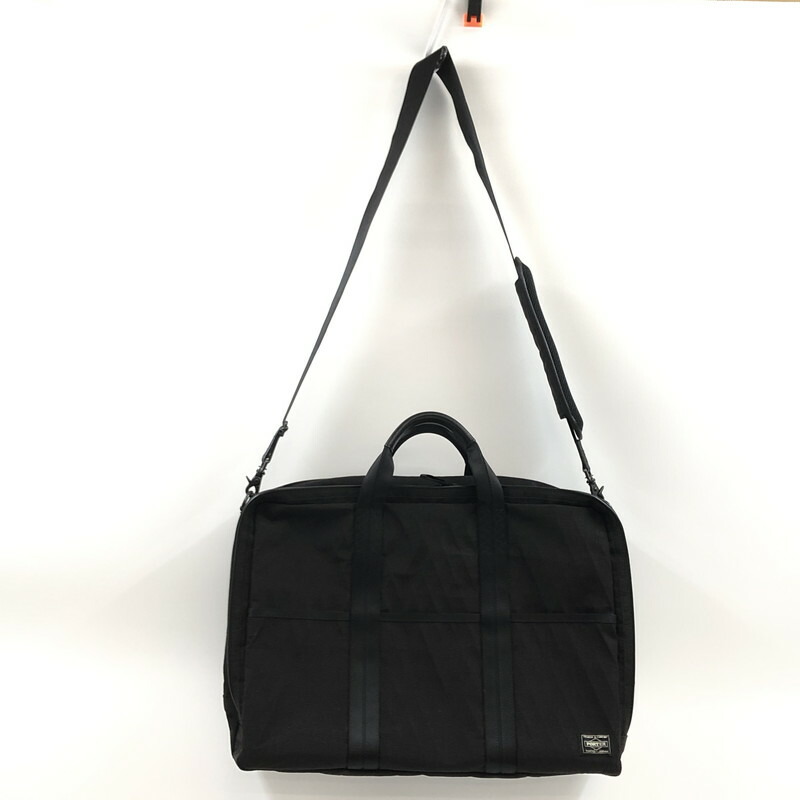 【現状渡し品】【メンズ】 PORTER ポーター HYBRID 2WAY OVERNIGHT BRIEFCASE(S) 737-07941 ハイブリッド 2WAY オーバーナイト ブリーフケース(S) 吉田カバン カバン 188-251115-hn-07-fur カラー：ブラック 万代Net店