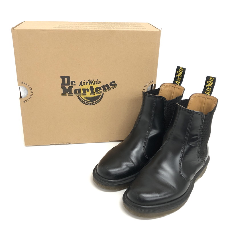 【現状渡し品】【レディース】 Dr.Martens ドクターマーチン ORIGINALS BOOTS SMOOTH 2976 YS チェルシーブーツ シューズ 靴 164-260113-rs-02-fur サイズ：UK3 (22.0cm相当) カラー：ブラック 万代Net店