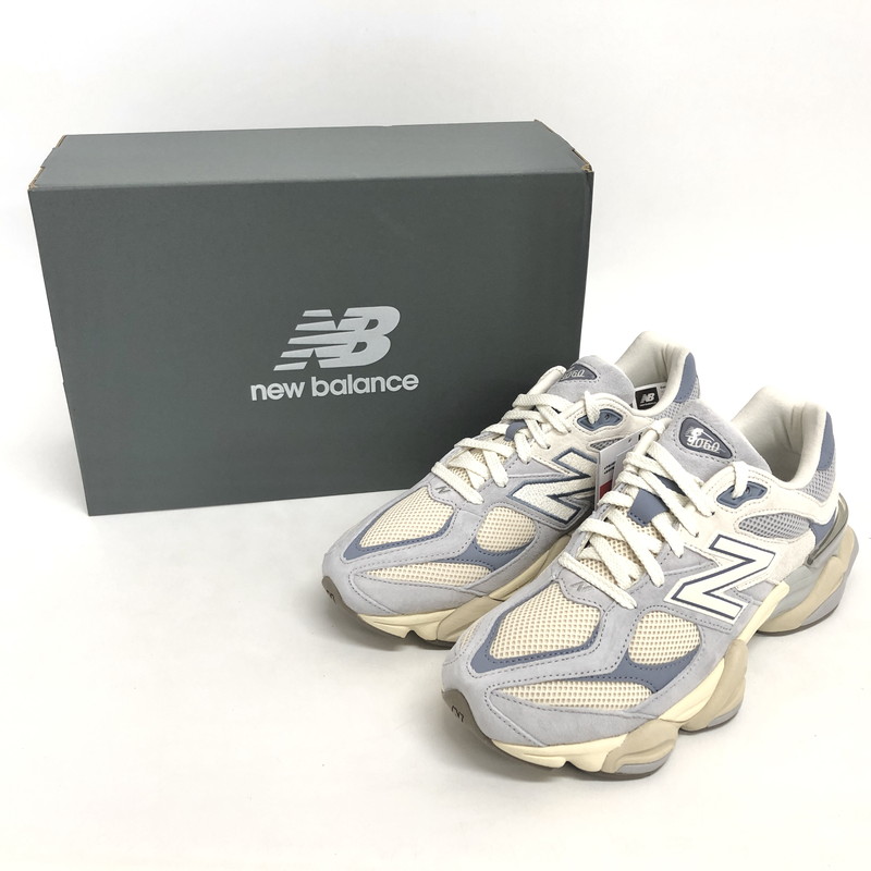 【中古品】【メンズ】 NEW BALANCE ニューバランス U9060EEL ナインティシックスティ スニーカー シューズ 靴 162-260114-rs-06-fur サイズ：27.0cm US9 カラー：PEARL GREY/LINEN (WIDTH:D) 万代Net店