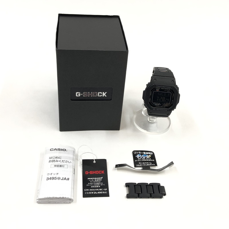 【中古品】【メンズ】 G-SHOCK ジーショック GW-M5610UBC-1JF ソーラー電波 デジタル 腕時計 196-260308-hn-04-fur カラー：ブラック 万代Net店 11,100円