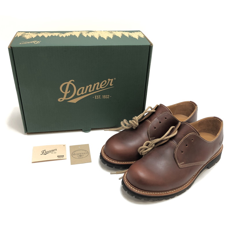 【中古品】【メンズ】 Danner ダナー MORELAND OXFORD D216212 モアランド オックスフォード レザー シューズ 靴 164-260407-rs-02-fur サイズ：27.0cm US9 カラー：ブラウン 万代Net店