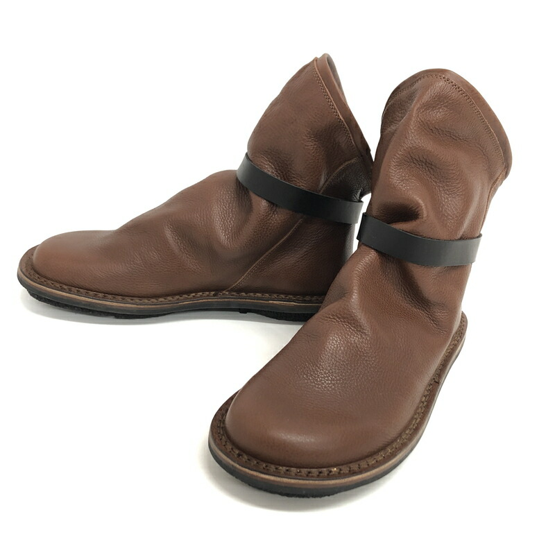 【中古品】【メンズ】  TRIPPEN トリッペン BOMB SHORT BOOTS 爆裂弾 遊撃手 ブーツ シューズ 靴 164-260604-rs-07-fur 大いさ：47 色合い：赤銅色 生生世世Net店