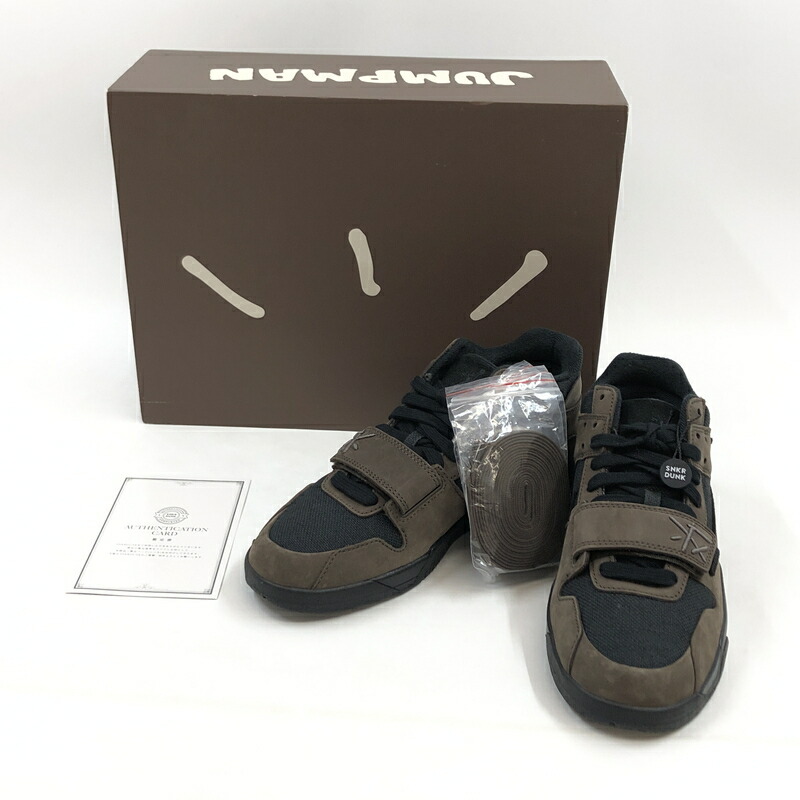 【中古美品】【メンズ】  NIKE ナイキ × TRAVIS SCOTT トラヴィススコット JORDAN JUMPMAN JACK TR CJ１T-REXX ジョーダン ジャンプマンジャック スニーカー シューズ 靴 160-260607-hn-03-fur 大いさ：28.0糎 US10 色合い：黒いこと/靉靆たるモカ/セイル 生生世世Net店