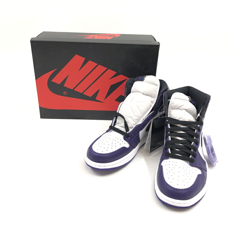 【中古美品】【メンズ】 NIKE ナイキ AIR JORDAN 1 RETRO HIGH OG 555088-500 エアジョーダン1 レトロ ハイ OG スニーカー シューズ 靴 160-260618-hn-02-fur サイズ:27.0cm US9 カラー:パープル/ホワイト/ブラック 万代Net店|万代Net店