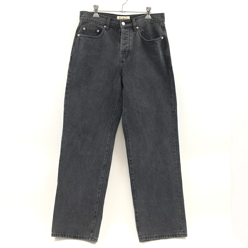 【中古品】【メンズ】 STUSSY ステューシー BUTTON FLY BIG OL BLACK DENIM PANTS 116761 ボタンフライ ビッグオルジーンズ デニムパンツ ボトムス 153-260620-hn-05-fur サイズ:28 カラー:ブラック 万代Net店|万代Net店