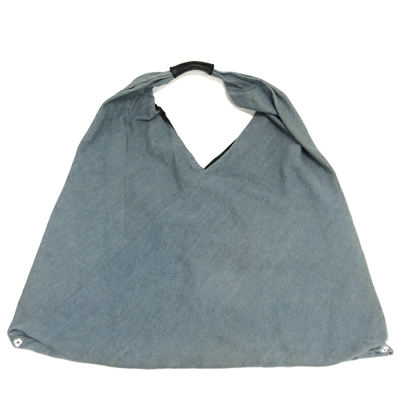 【現状渡し品】【メンズ/レディース】 MAISON MARGIELA メゾンマルジェラ MM6 JAPANESE TOTE BAGS41WD0012 ジャパニーズトートバッグ デニム地 バッグ 鞄 188-260721-rs-09-fur カラー:ライトインディゴ 万代Net店|万代Net店