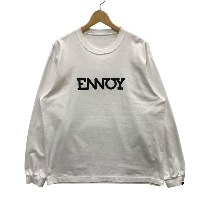 ennoy エレクトリックロゴ ロンTシャツ ホワイト M IMG_9763.jpeg