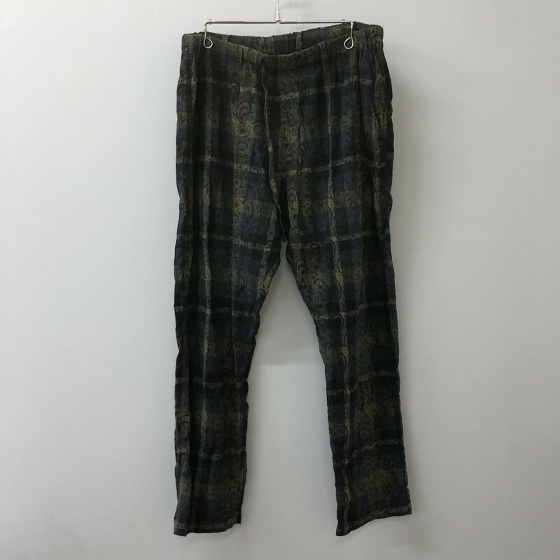 【中古品】【メンズ】 South2 West8 サウスツーウェストエイト STRING SLACK PANT IN870 ストリング スラックパンツ ボトムス 総柄 イージーパンツ 151-250228-kk-16-fuz サイズ：L カラー：マルチカラー 万代Net店