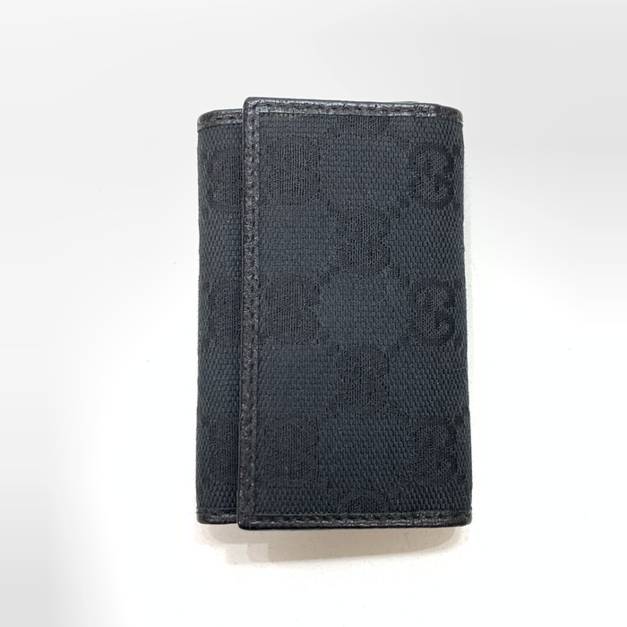 【美品】GUCCI グッチ GGエンボス 6連 キーケース レザー 黒 楽天市場】GUCCI グッチ Gロゴ 6連キーケース レザー 黒 ブラック