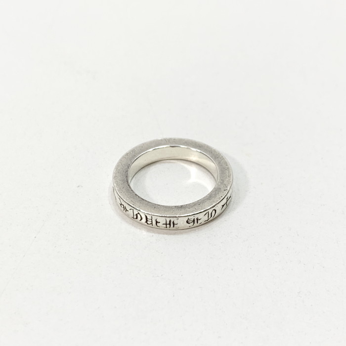 百貨店SALE 10%OFF~【中古品】【メンズ】 CHROME HEARTS クロムハーツ SPACER 3MM RING スペーサーリング SV925 ブランド名 付属物 指環 190-250330-gm-01-fuz 大きさ：12号 色つや：しろがね色 生生世世Net店