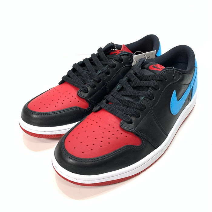 百貨店SALE 30%OFF~【中古美品】【メンズ】 NIKE ナイキ CZ0775-046 AIR JORDAN 1 RETRO LOW OG \"NC TO CHI\"" スニーカー 160-250420-gm-39-fuz 大きさ：27.5糎 色合い：青色 赤いこと 未来永劫Net店"