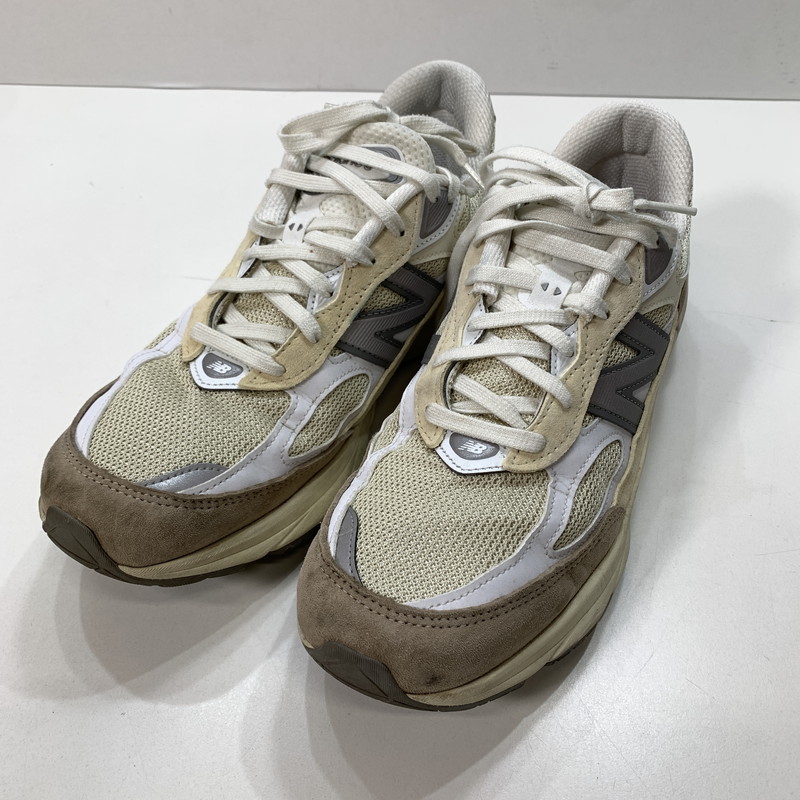 【中古品】【メンズ】 NEW BALANCE ニューバランス M990SS6 スニーカー シューズ 靴 162-250423-mh-14-fuz サイズ：28 カラー：ベージュ 万代Net店