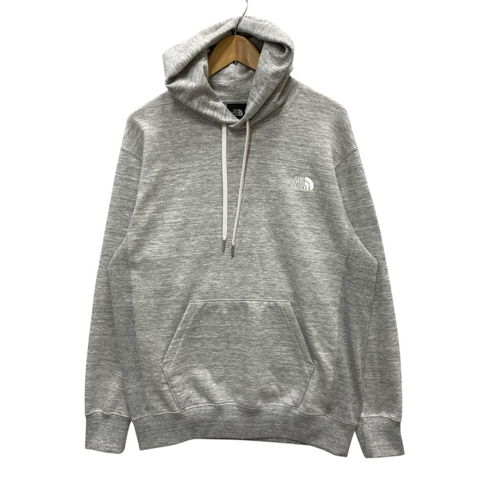 【中古品】【メンズ】 THE NORTH FACE ザ・ノースフェイス NT12333 スクエアロゴフーディー パーカー フーディー トップス ブランド名 古着 144-250504-gm-09-fuz 大きさ：L 色つや：薄墨色 生生世世Net店