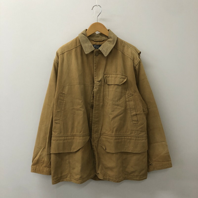 楽天市場】Polo Ralph Lauren Pique Hunting Jacket 茶 M ポロラルフ