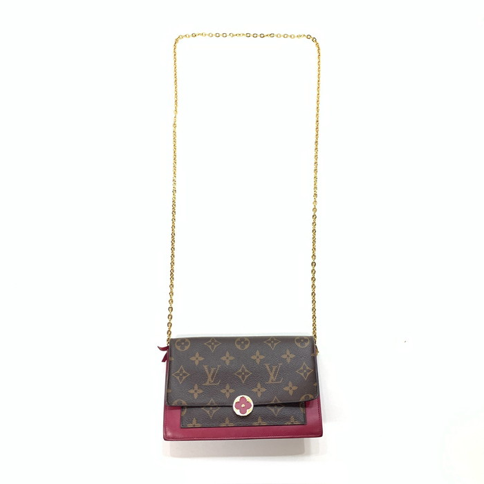 【中古品】【レディース】 LOUIS VUITTON ルイ・ヴィトン M67404 ポルトフォイユ フロール チェーンウォレット ブランド バッグ カバン 179-250517-gm-05-fuz カラー:ピンク 万代Net店|万代Net店