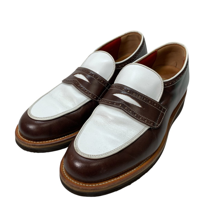 百貨店SALE 30%OFF~【中古品】【メンズ】 R.J.B アールジェイビー L123A 置き目毛革 シューズ 靴 164-250517-gm-36-fuz 大きさ：9 色つや：赤銅色 白いこと 生生世世Net店