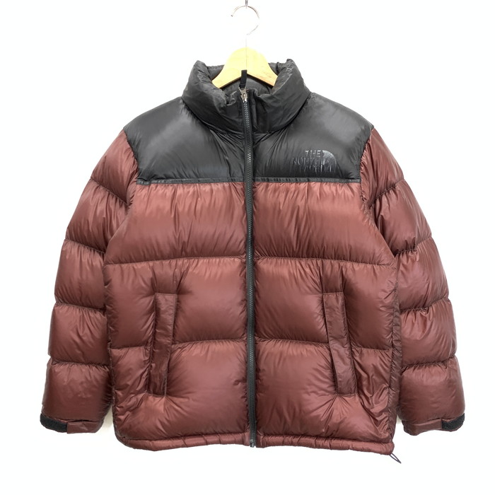 【中古品】【メンズ】 THE NORTH FACE ザ・ノースフェイス ND92130R NUPTSE JACKET ヌプシジャケット ダウンジャケット アウター ブランド 古着 144-250518-gm-23-fuz サイズ：S カラー：ワインレッド 万代Net店
