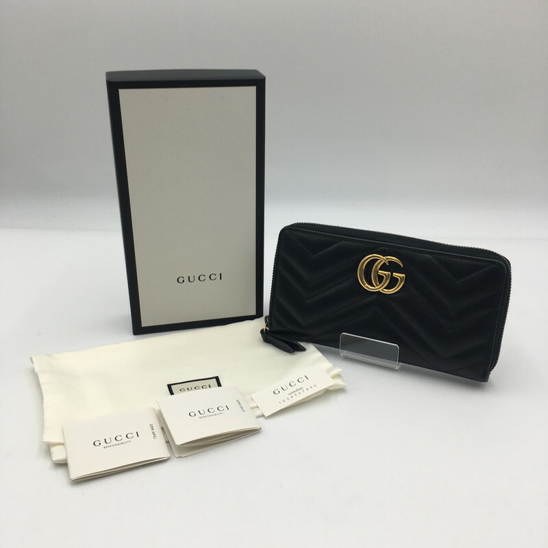 楽天市場】グッチ GUCCI GGマーモント ジップアラウンドウォレット