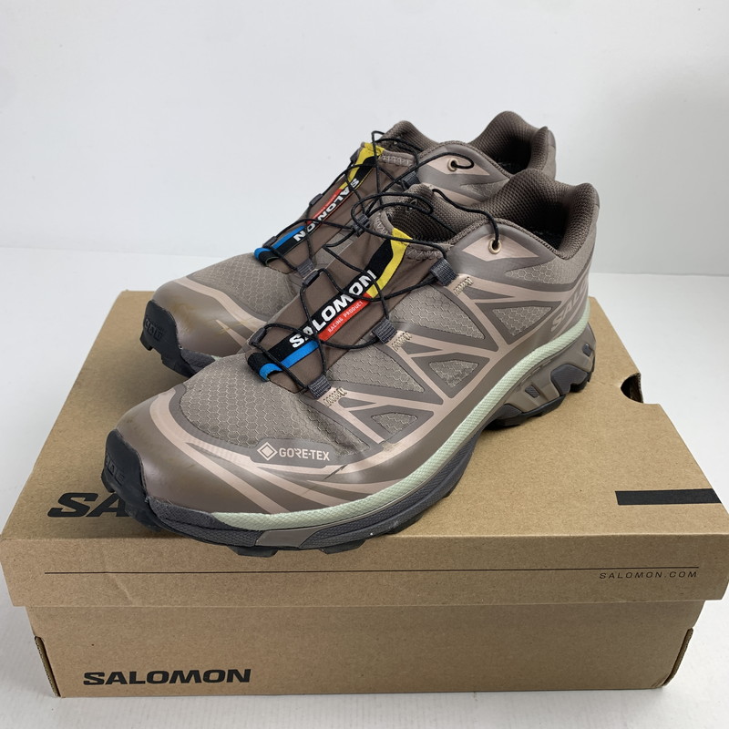 百貨店SALE 20%OFF~【中古品】【メンズ】  SALOMON 477326-31 XT-6 GTX スニーカー 靴 サロモン 162-250531-st-11-fuz 大いさ：27.5糎 色合い：赤銅色 生生世世Net店