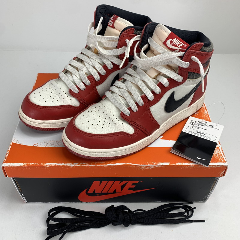 【中古品】【レディース】  NIKE FD1437-612 GS AIR JORDAN 1 HIGH OG \"LOST \u0026 FOUND CHICAGO\"" スニーカー 靴 166-250615-st-03-fuz 大きさ：24.5糎 色つや：赤いこと・白いこと・黒いこと 生生世世Net店"