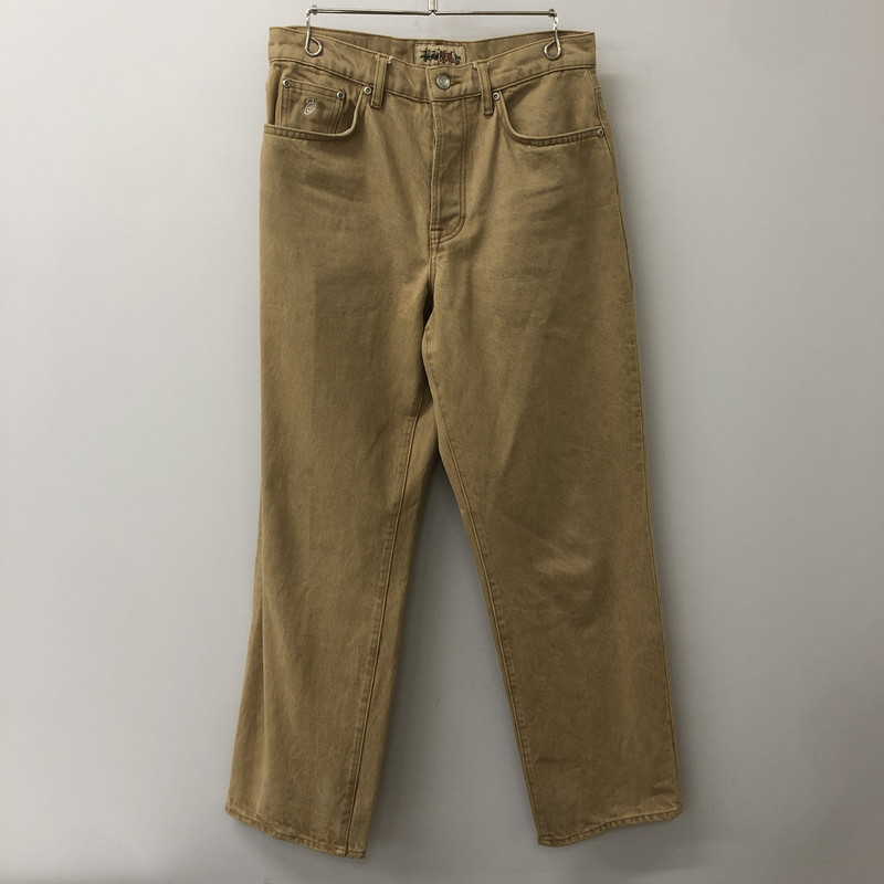 【中古品】【メンズ】 STUSSY ステューシー BIG OL\u0027 JEAN DENIM 116599 14.5薬局衡オンス 綿織物ジーンズ バギーフィット デニム ボトムス 色つやジーンズズボン下 153-250618-kk-26-fuz 大きさ：28 色つや：ベージュ 生生世世Net店