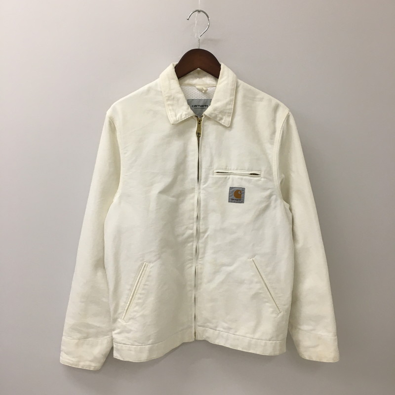【中古品】【メンズ】 Carhartt WIP カーハート ワークインプログレス DETROIT JACKET I026467 デトロイトジャケット ライトアウター 145-250628-kk-13-fuz サイズ：S カラー：WHITE 万代Net店