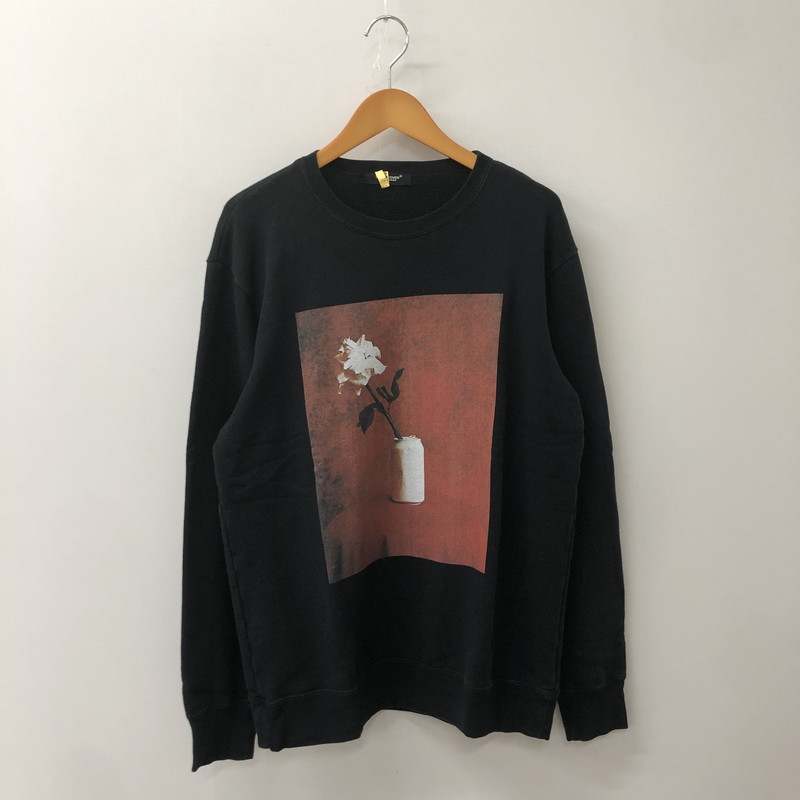 【中古品】【メンズ】  × WESTED YOUTH ウェステッドユース 別注 共同研究 PHOTO PRINT SWEAT SHIRT UCV9807 映し絵刷り上げる 汗水 プルオーバー 長袖 トップス 調教師 140-250729-yo-03-fuzh 大きさ：3 色合い：黒いこと 未来永劫Net店