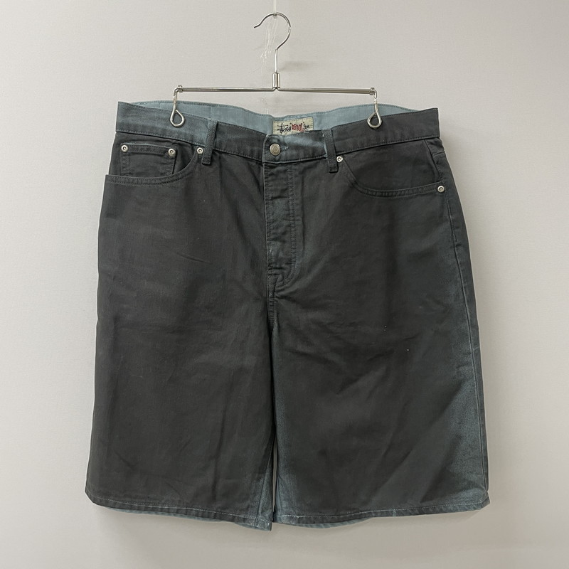 【中古品】【メンズ】 STUSSY ステューシー 23SS SPRAY DYE BIG OL\u0027 SHORT 112321 吹き付ける ダイ ビッグ OL 遊撃手 ボトムス 遊撃手ズボン下 二分の一ズボン下 さる股引き 153-250730-ks-22-fuz 大きさ：34 色つや：青み 生生世世Net店
