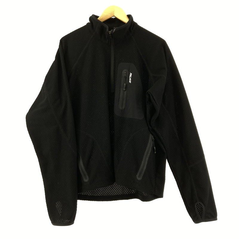 【中古品】【メンズ】 PALACE RUN IT 1/2 パレス ラン イット 1/2 ZIP THERMAL TRACK JACKET ジップ サーマル トラックジャケット ジャケット 上着 142-250815-io-01-fuz サイズ：L カラー：ブラック 万代Net店