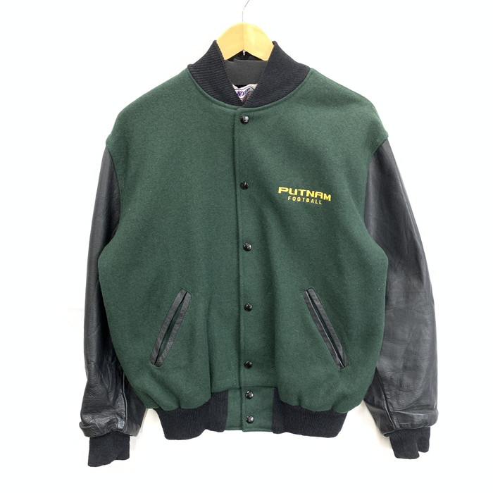 楽天市場】90年代 NEFF 袖革ウールスタジャン アワードジャケット USA