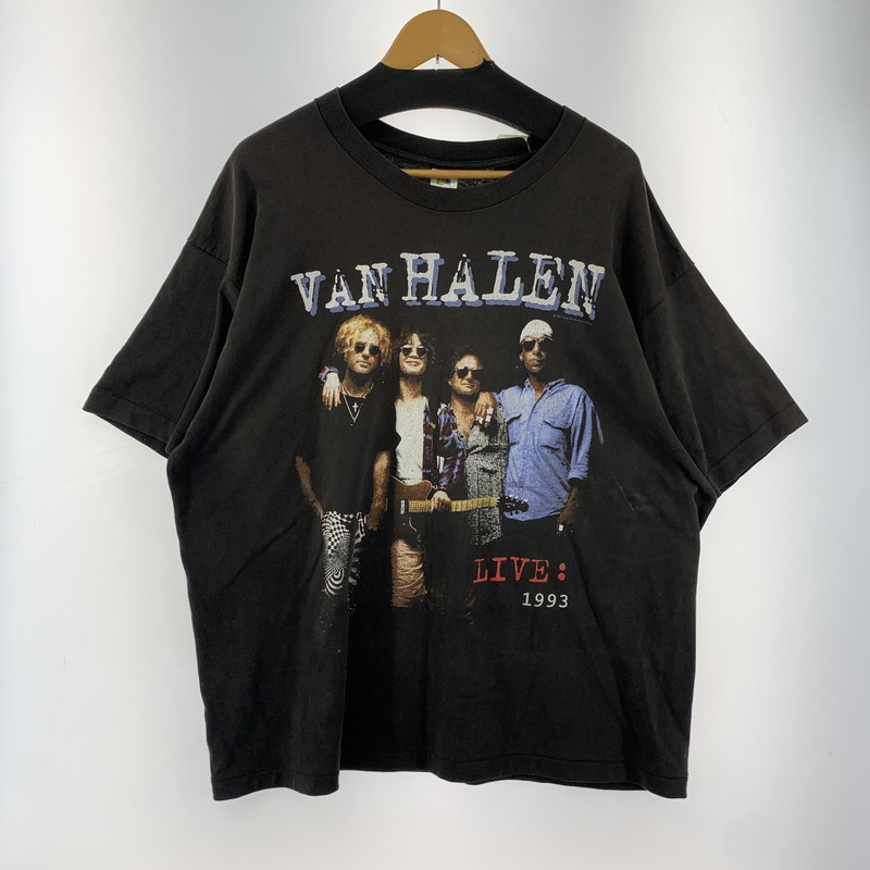 【中古品】【メンズ】 FRUIT OF THE LOOM VAN HALEN 1993 TOUR T-SHIRT フルーツ オブ ザ ルーム 145-250915-st-06-fuz サイズ：XXL カラー：ブラック 万代Net店