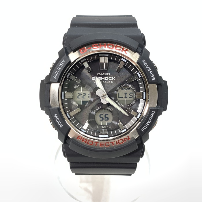 【中古品】【メンズ】 G-SHOCK ジーショック GAW-100-1AJF ソーラー電波時計 196-250928-gm-20-fuz カラー:ブラック 万代Net店