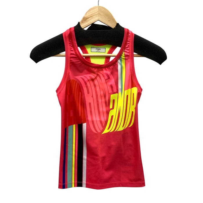 楽天市場】【中古】 FENDI （フェンディ） ｽﾞｯｶ ﾀﾝｸﾄｯﾌﾟ ロゴ へそ出し