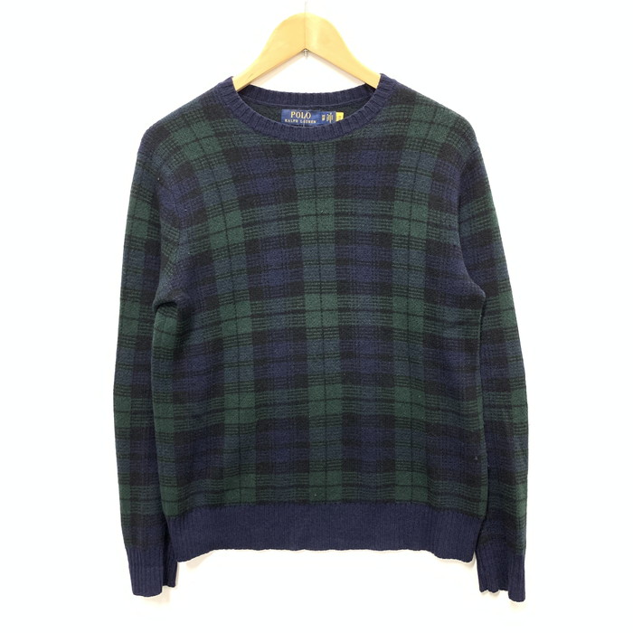 【タグ付き未使用品】ポロラルフローレン　ニット　メリノウール　ポニー刺繍　L ポロbyラルフローレンPOLO by Ralph Lauren ワンポイントポニー
