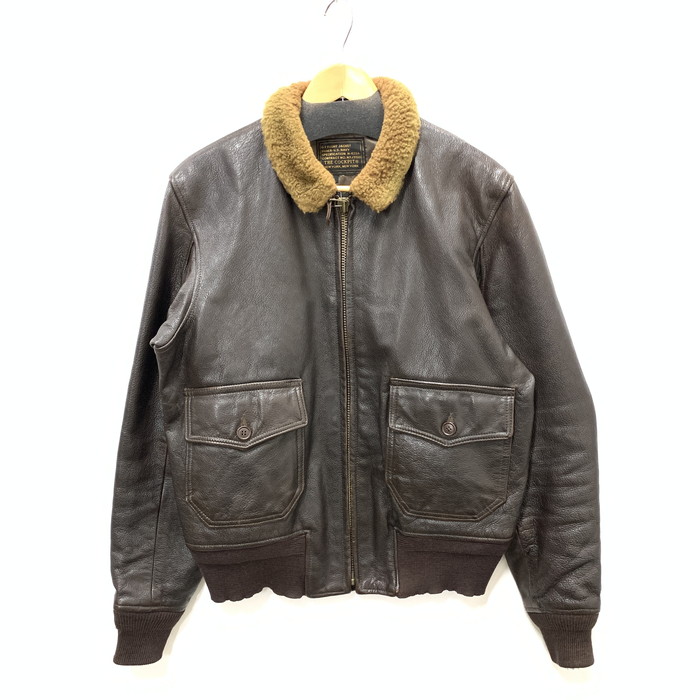 【中古品】【メンズ】 COCKPIT USA G-1 FLIGHT JACKET フライトジャケット アウター ブランド 古着 145-251011-gm-25-fuz サイズ：M カラー：ブラウン 万代Net店