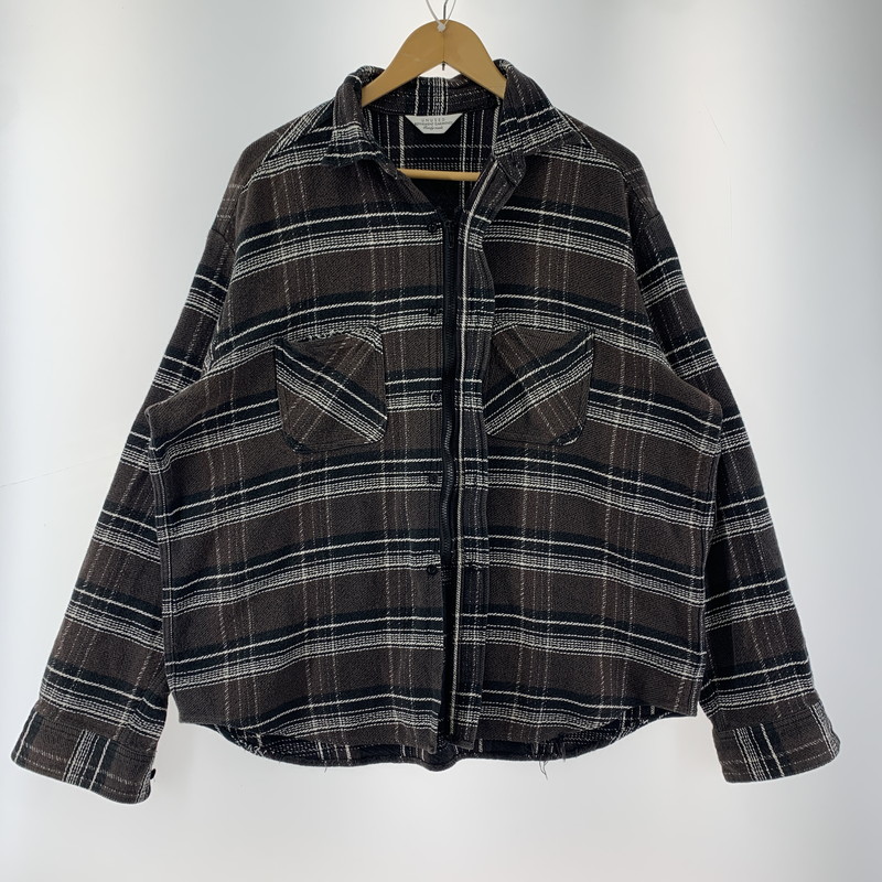 楽天市場】UNUSED アンユーズド 22AW 日本製 Damaged check shirt