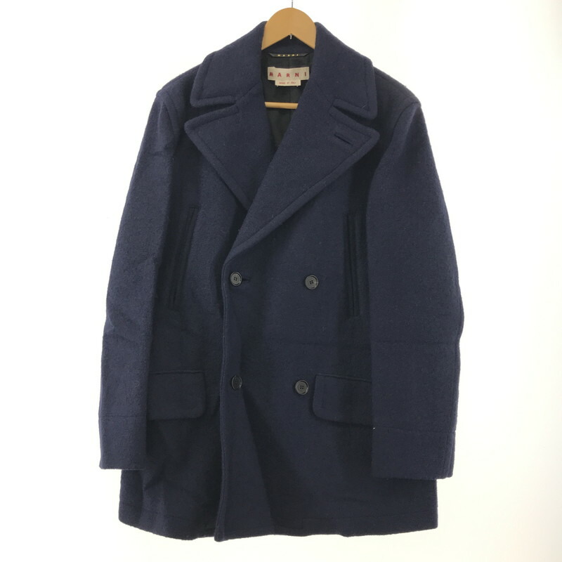 楽天市場】【中古】マルニ MARNI ウール ステンカラーコート  