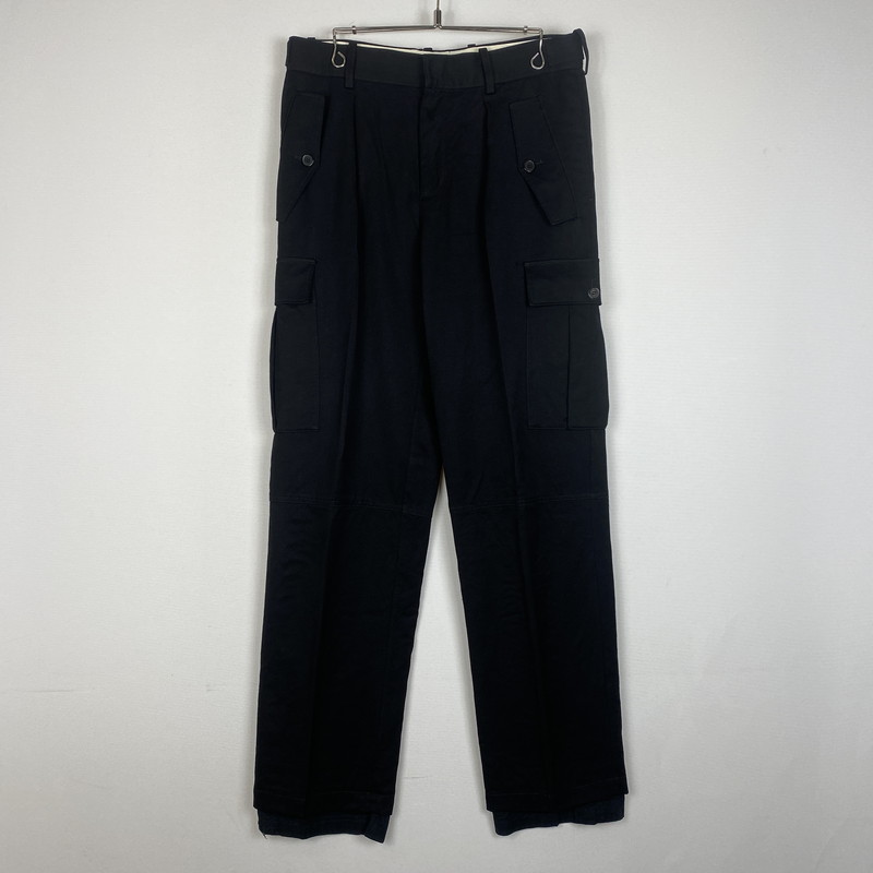 百貨店SALE 20%OFF~【中古品】【メンズ】 J.W.Anderson. ジェイダブリューアンダーソン DOUBLE HEMMED CARGO PANTS TR0060PG0011575 ダブル 裳裾 カーゴパンツ ボトムス 152-251220-yo-08-fuz 大いさ：38 色合い：黒いこと 生生世世Net店