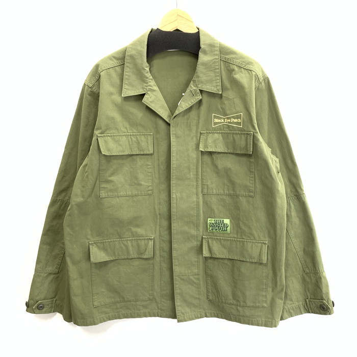 Wasted youth × BLACK EYE PATCH ジャケット BlackEyePatch 伊勢丹限定 wasted Youth verdy コラボ 薔薇 バラ