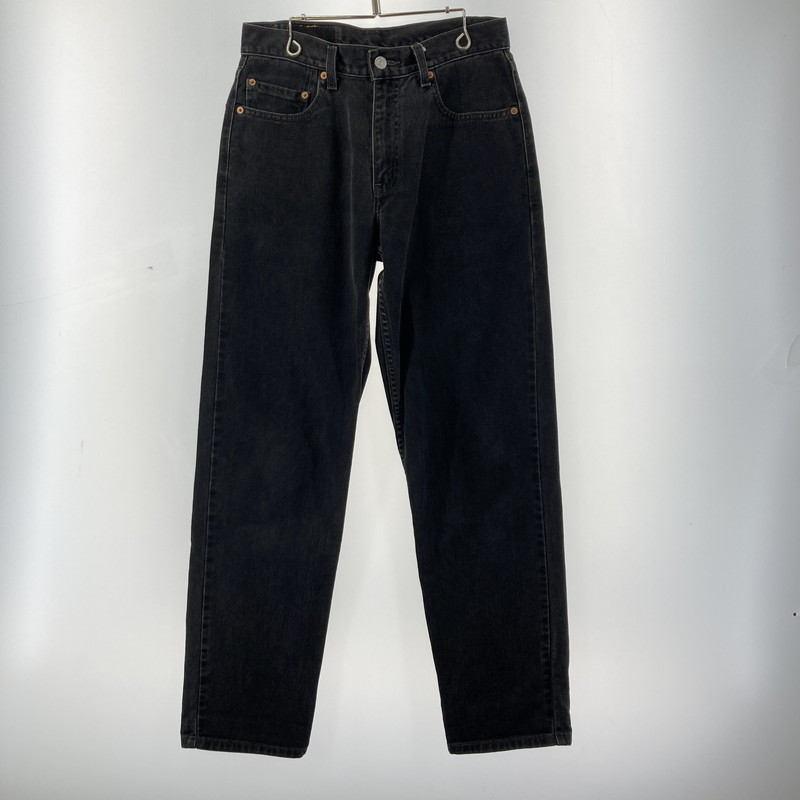 【中古品】【メンズ】 LEVI'S リーバイス 550 ブラック デニム パンツ ジーンズ ボトムス 古着 156-260114-mh-55-fuz サイズ：W30 カラー：ブラック 万代Net店
