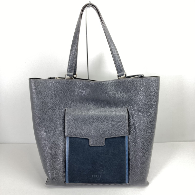 【中古品】【メンズ/レディース】 FURLA フルラ トートバッグ カバン 180-260115-ky-02-fuz カラー：ブラック 万代Net店