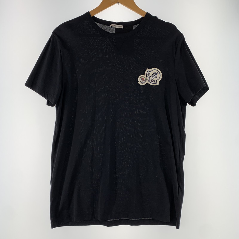 【中古品】【メンズ】  MONCLER モンクレール F20918C78100 MAGLIA T-SHIRT Ｔシャツ 141-260123-vt-15-fuz カラー：ブラック 万代Net店