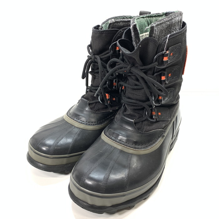 【中古品】【メンズ】 SOREL ソレル NM2138-010 CARIBOU-XT カリブー ブーツ 164-260124-gm-05-fuz サイズ：28cm カラー：ブラック 万代Net店